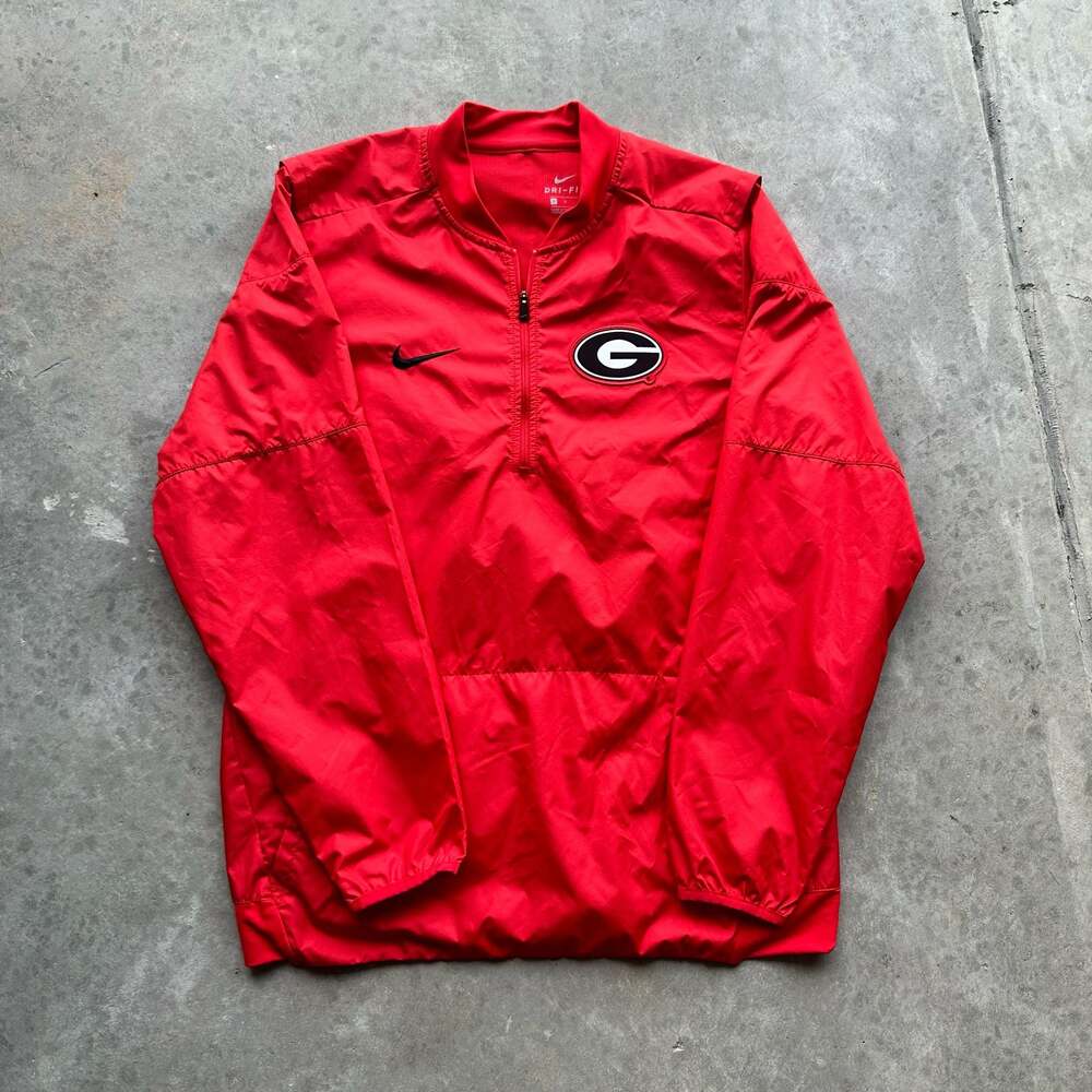 Nike Georgia Bulldogs Dri-FIT 1/4 Zip Pullover Windbreaker Jacket